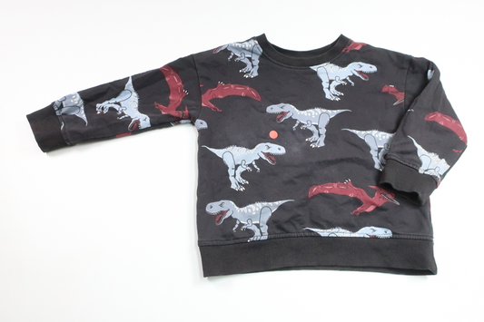 Sweatshirt fra Kappahl - Størrelse 86/92 - Sort