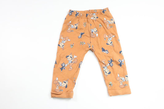Bukser med Pinocchio fra Primark - Størrelse 62/68 - Brun