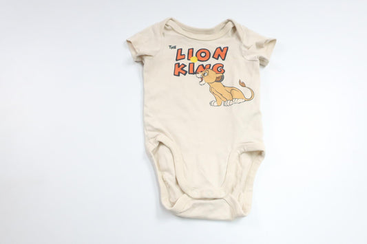 Bodysuit med Løvernes Konge fra H&M - Størrelse 56 - Beige