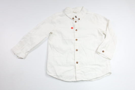 Skjorte fra H&M - Størrelse 92 - Off-white
