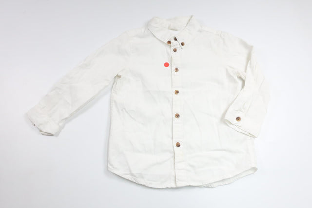 Skjorte fra H&M - Størrelse 92 - Off-white