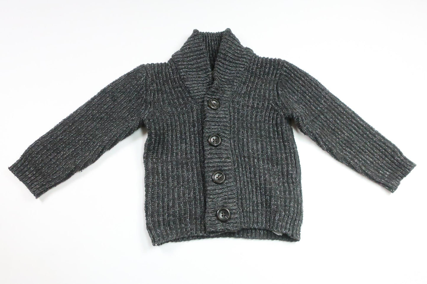 Strikket cardigan fra Primark - Størrelse 92 - Grå