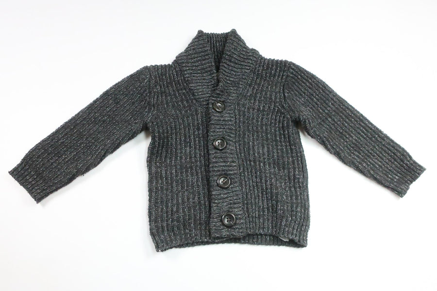 Strikket cardigan fra Primark - Størrelse 92 - Grå