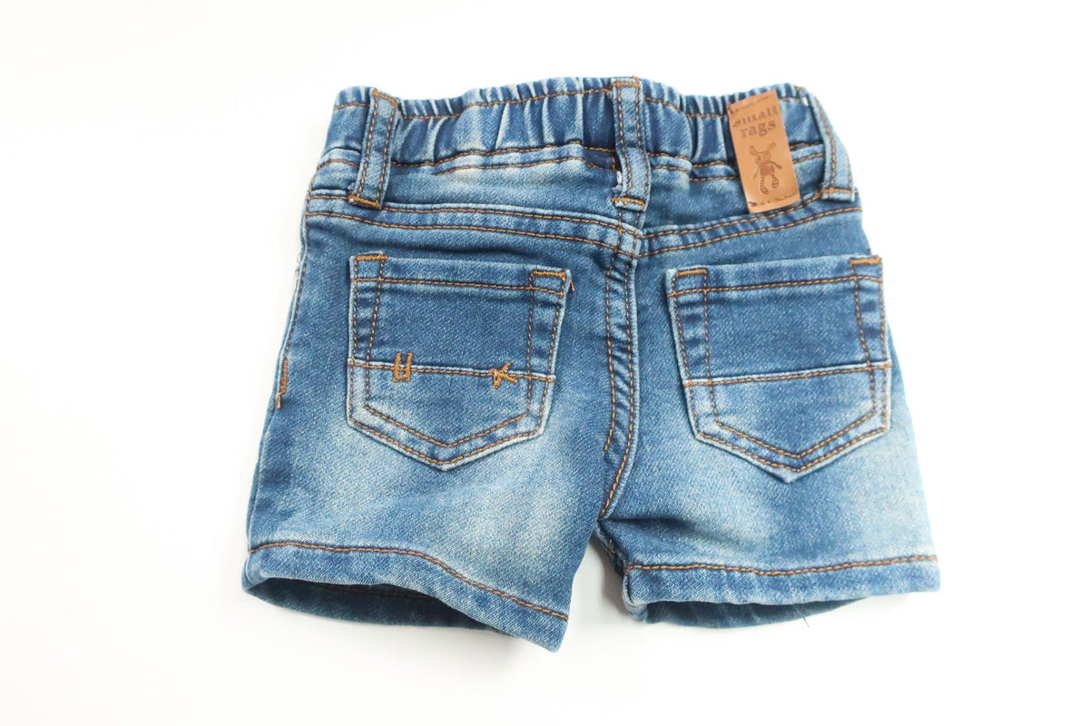 Denimshorts fra Small Rags - Størrelse 62 - Denim