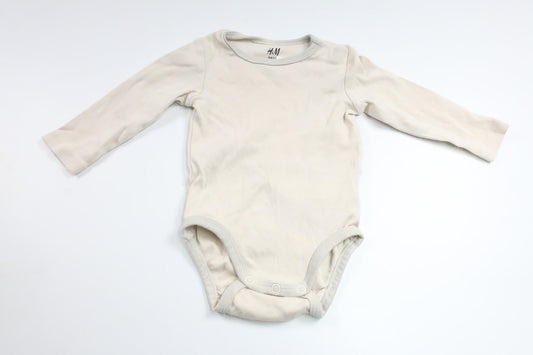 Bodysuit fra H&M - Størrelse 62 - Beige