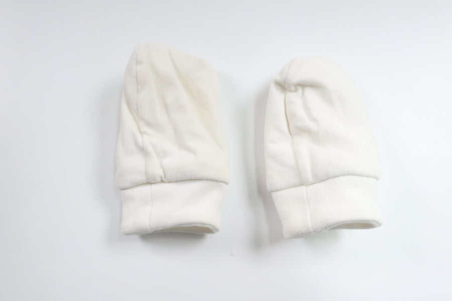 Nyfødtvanter fra Unknown - Størrelse One size - Hvid