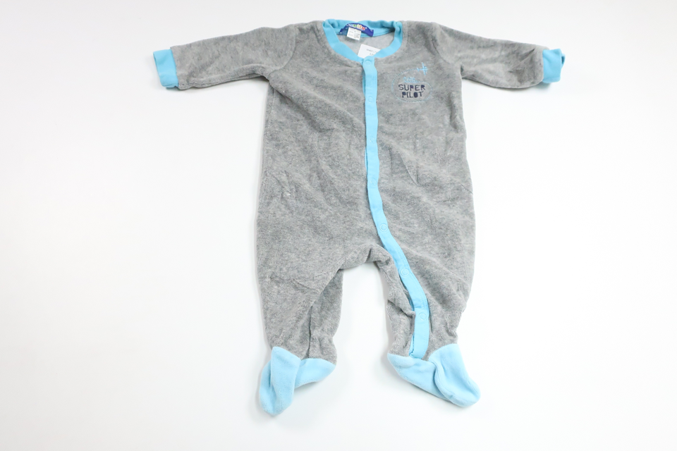 Fleece jumpsuit fra Lupilu - Størrelse 62 - Grå