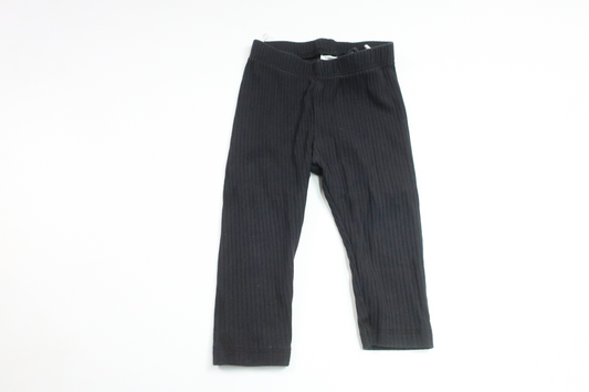 Ribbede bukser fra H&M - Størrelse 74 - Sort