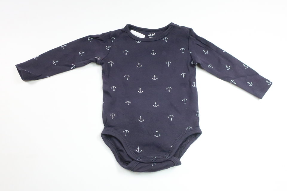 Bodysuit fra H&M - Størrelse 62 - Marineblå