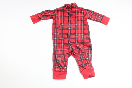 Ternet pyjamas fra Lindex - Størrelse 68 - Rød