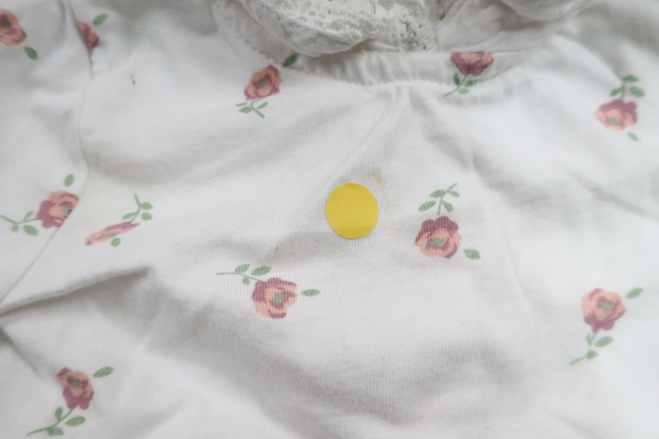 Blomstertrøje fra Primark - Størrelse 62 - Hvid