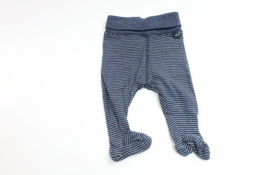 Stribede bukser fra H&M - Størrelse 50 - Marineblå