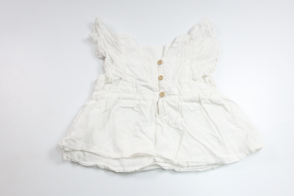 Tunika fra Matalan - Størrelse 74/80 - Hvid