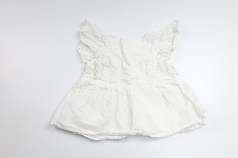 Tunika fra Matalan - Størrelse 74/80 - Hvid