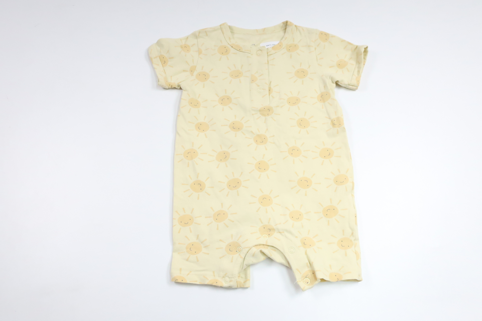 Pyjamas fra ICA I Love Eco - Størrelse 62 - Gul