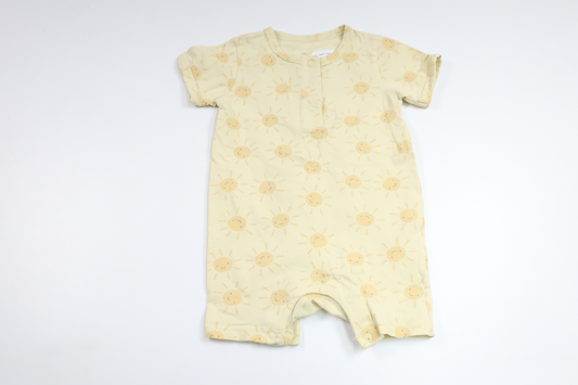 Pyjamas fra ICA I Love Eco - Størrelse 62 - Gul