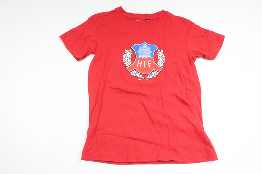 T-shirt fra HIF - Størrelse 120 - Rød