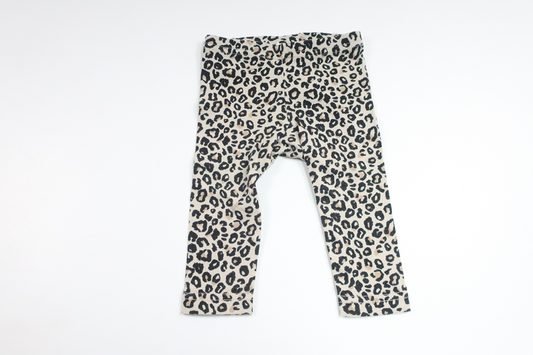 Leopardprintede leggings fra Lindex - Størrelse 56 - Beige