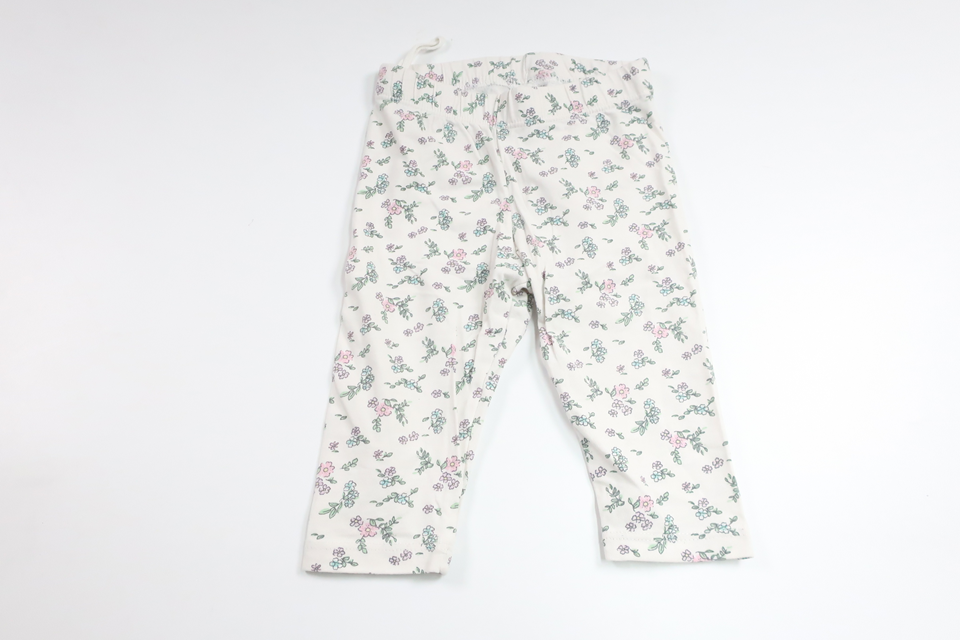 Blomsterleggings fra Lindex - Størrelse 62 - Hvid