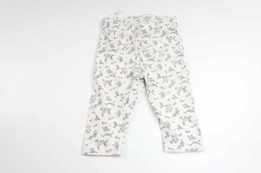Blomsterleggings fra Lindex - Størrelse 62 - Hvid