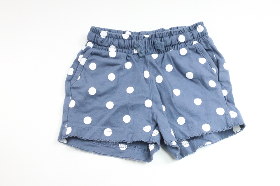 Prikkede shorts fra Sweetie - Størrelse 68 - Blå