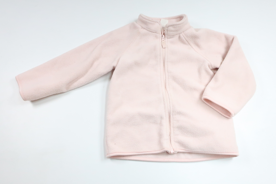 Fleecejakke fra H&M - Størrelse 86 - Lyserød