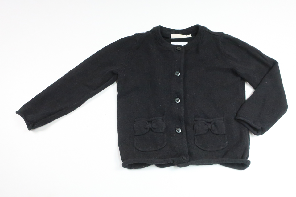 Strikket cardigan fra Kappahl - Størrelse 86/92 - Sort
