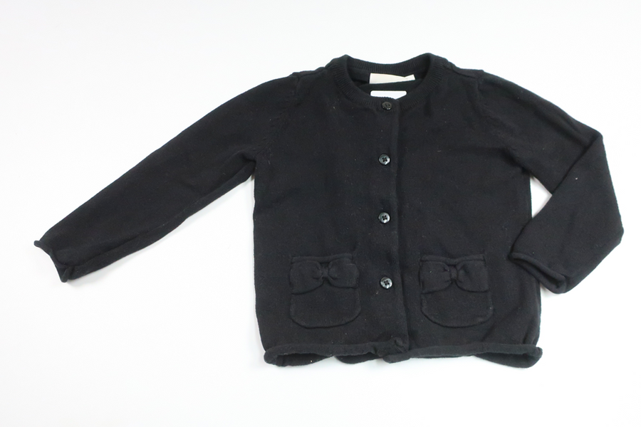 Strikket cardigan fra Kappahl - Størrelse 86/92 - Sort