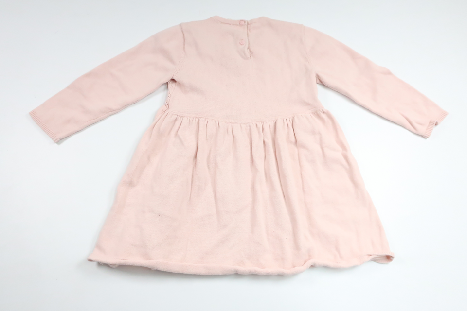 Strikket kjole fra H&M - Størrelse 92 - Lyserød