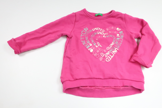 Sweatshirt fra Unite - Størrelse 86 - Lyserød