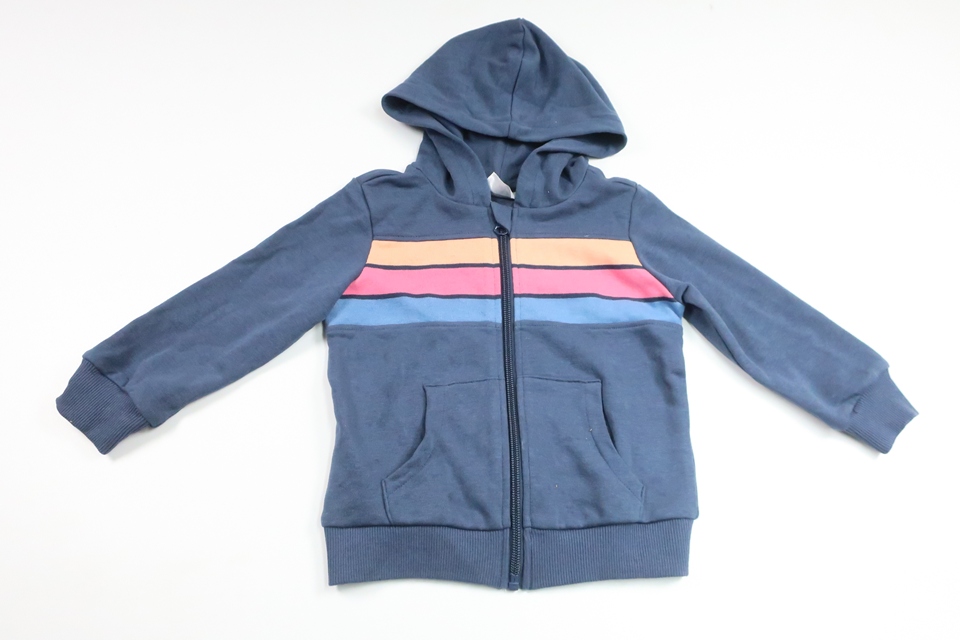 Hættejakke fra Lily & Dan - Størrelse 92 - Blå