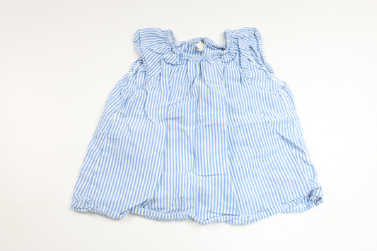 Stribet tunika fra H&M - Størrelse 80 - Blå