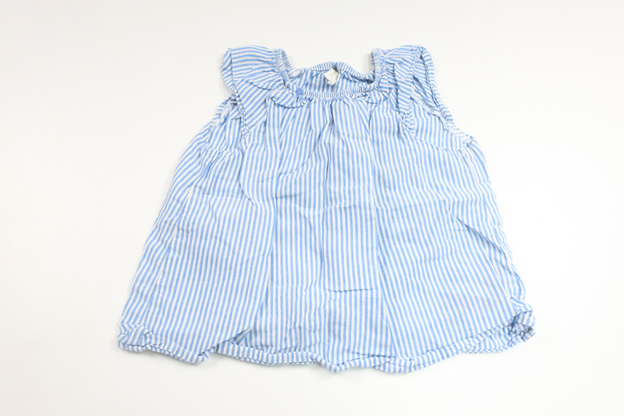 Stribet tunika fra H&M - Størrelse 80 - Blå