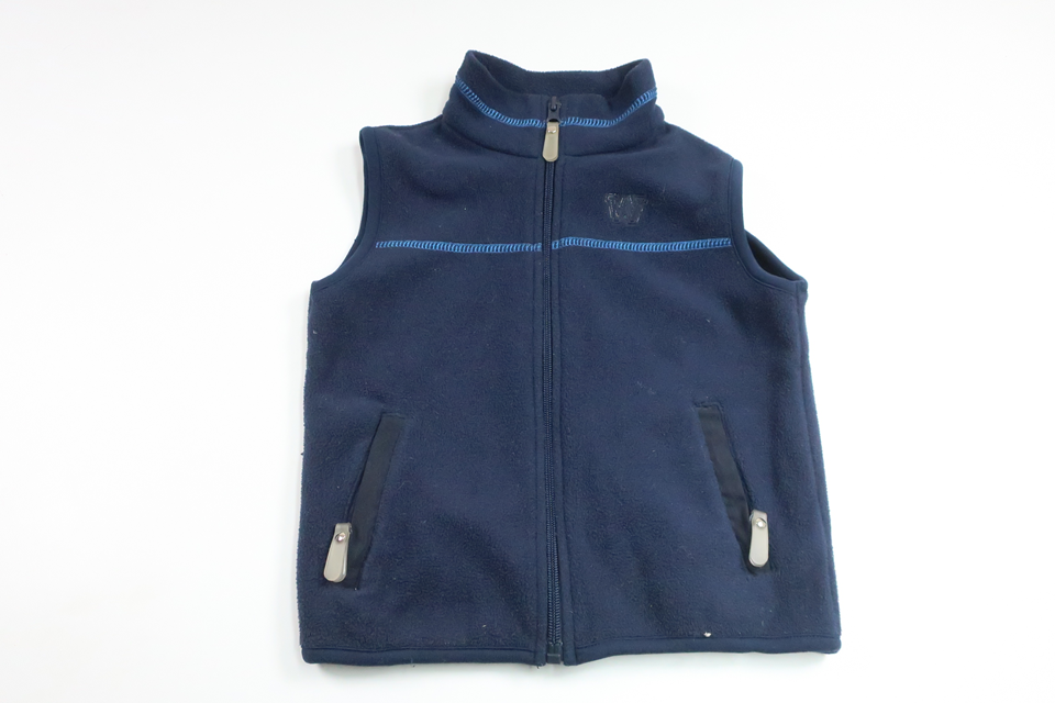 Fleecevest fra My Wear Active - Størrelse 86/92 - Marineblå