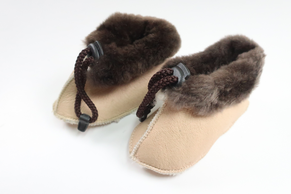 Støvletter fra Ukendt - Størrelse 62/68 - Beige