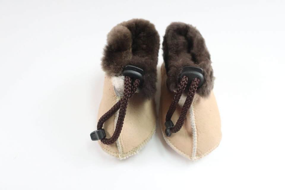 Støvletter fra Ukendt - Størrelse 62/68 - Beige