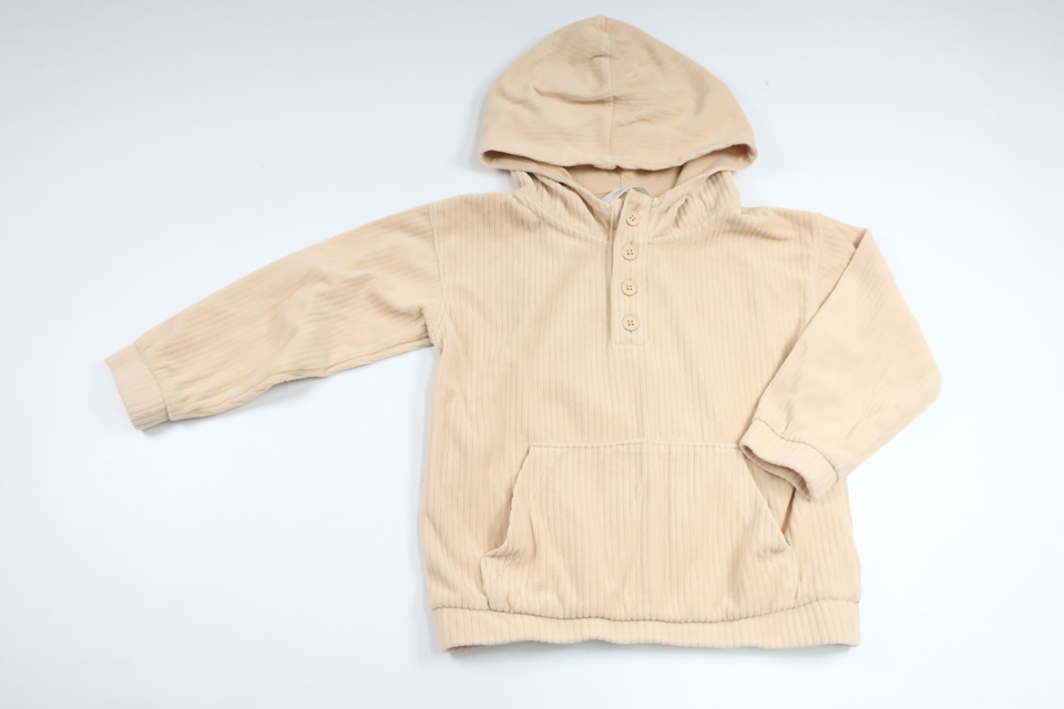Hættetrøje fra H&M - Størrelse 116 - Beige