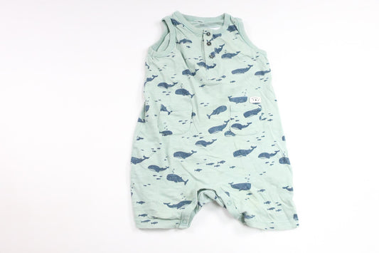 Jumpsuit med hvaler fra Lindex - Størrelse 86 - Blå
