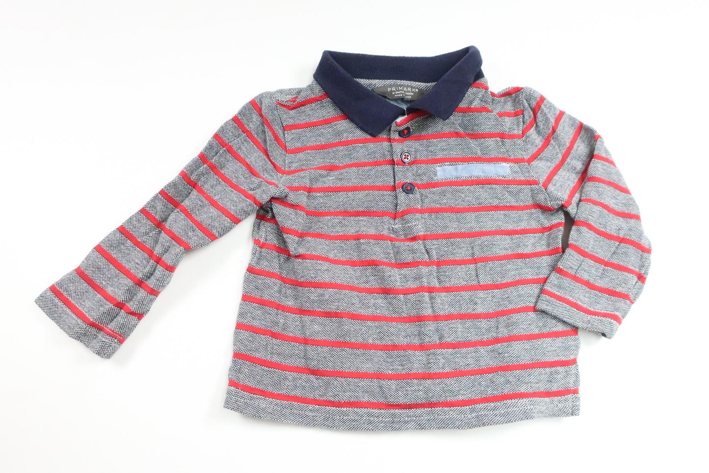 Poloshirt fra Primark - Størrelse 74 - Marineblå