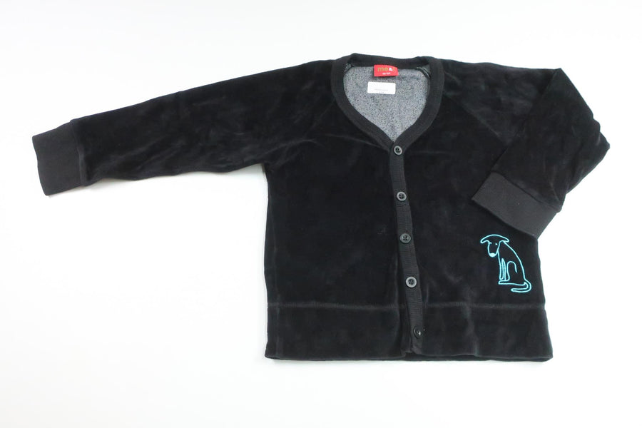 Fleececardigan fra Me & I - Størrelse 98/104 - Sort