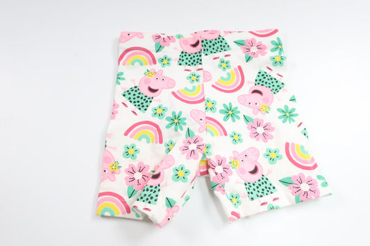 Shorts med Greta Pig fra Primark - Størrelse 62/68 - Hvid