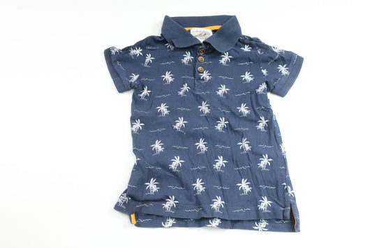 Poloshirt fra Sail Gear - Størrelse 92 - Marineblå