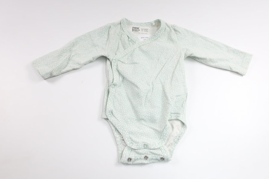 Wrap-body fra Lindex - Størrelse 50/56 - Blå