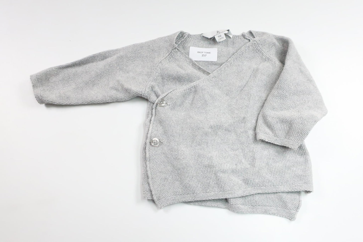 Strikket wrap-body fra Åhléns - Størrelse 56 - Grå