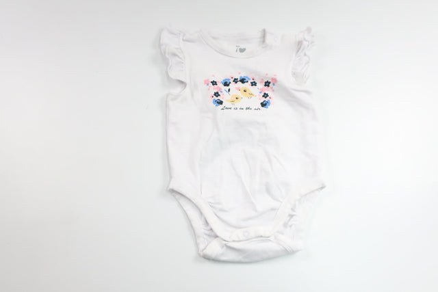 Bodysuit fra ICA I Love Eco - Størrelse 62 - Hvid