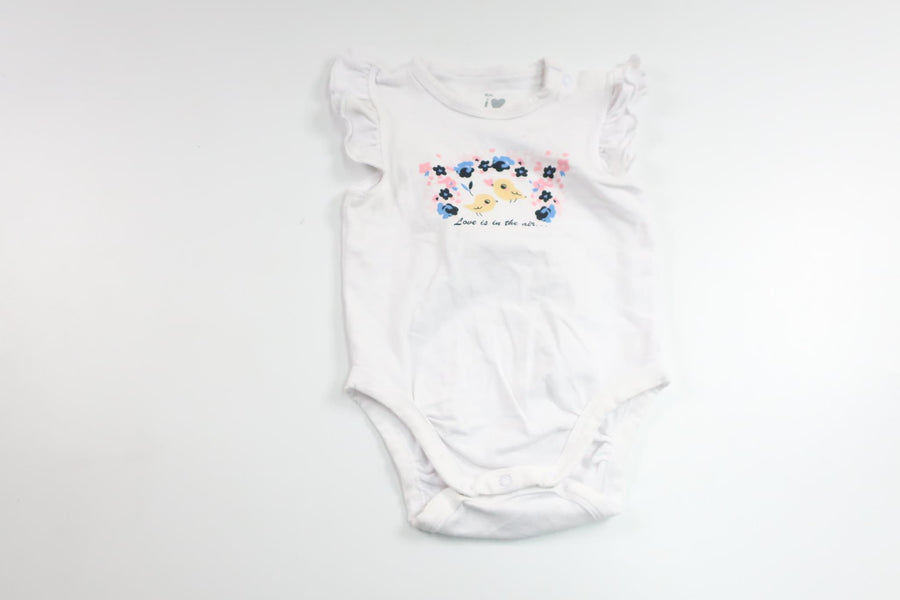Bodysuit fra ICA I Love Eco - Størrelse 62 - Hvid