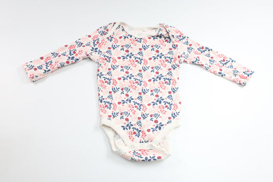 Blomsterbody fra Lupilu - Størrelse 62/68 - Hvid