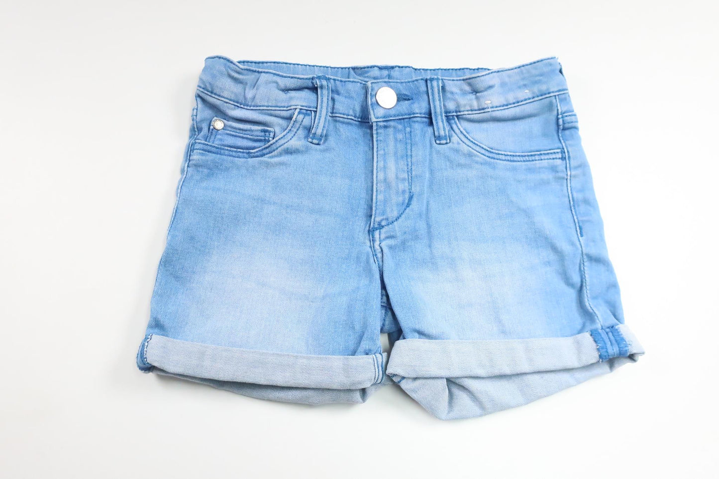 Denimshorts fra H&M - Størrelse 122 - Denim