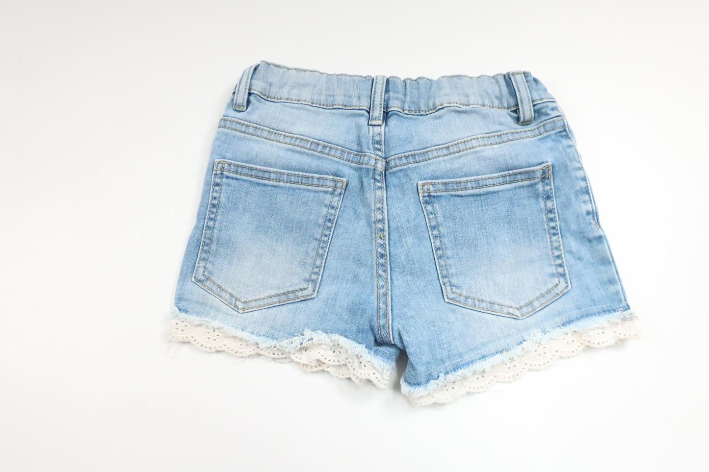 Denimshorts fra Lindex - Størrelse 122 - Denim