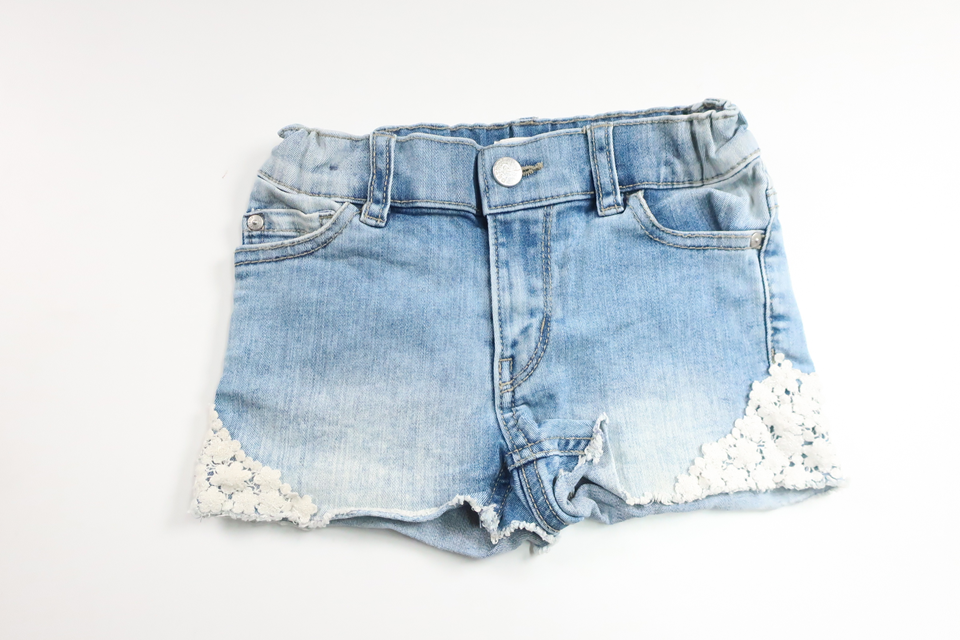 Denimshorts fra Lindex - Størrelse 92 - Denim
